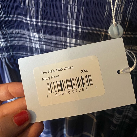 Hill House Blue Plaid Dress - Picture 4 of 5